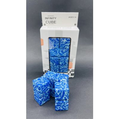 Infinity Cube Nekonečná kostka modrá žilkovaná – Zbozi.Blesk.cz
