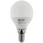 Retlux RLL 269 E14 žárovka LED G45 6W studená bílá – Hledejceny.cz