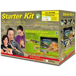 Lucky Reptile Starter Kit Bearded Dragon 80 x 40 x 52 cm černé