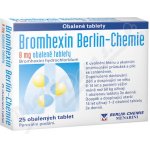 BROMHEXIN BERLIN-CHEMIE POR 8MG TBL OBD 25 – Hledejceny.cz