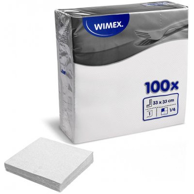 Sahm ubrousky 33x33/1vr. 100ks bílé EKO 100025655 – Zboží Dáma