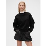 GAP Oversize mikina VintageSoft Americana černá – Zboží Dáma