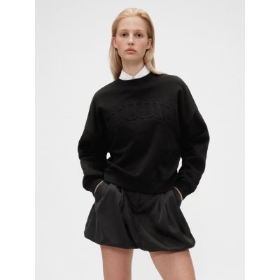 GAP Oversize mikina VintageSoft Americana černá – Zboží Dáma