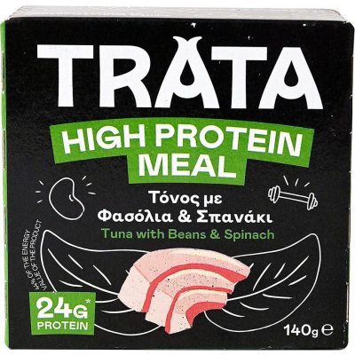 Trata High Protein Meal Tuňák s fazolemi a špenátem 140 g – Hledejceny.cz