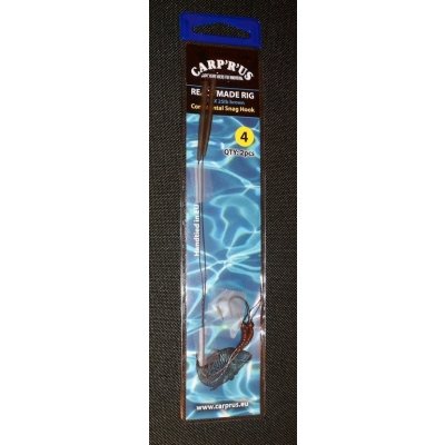 Carp ´R´ Us Návazec Ready Rig Strip-X Mat Brown 25 lbs Continental vel.4 2 ks – Sleviste.cz