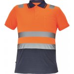 Cerva polokošile CADIZ HV oranžová/navy L