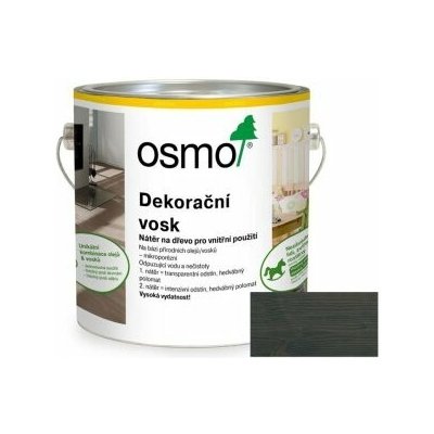 Osmo 3118 Vosk dekorační 0,25 l transparentní šedý granit – Hledejceny.cz