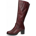 Rieker dámské kožené kozačky bordó – Hledejceny.cz