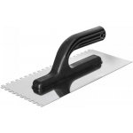 DEDRA-EXIM Zubaté hladítko z nerezové oceli 270x130 mm 10*10 15B054 – Zboží Mobilmania