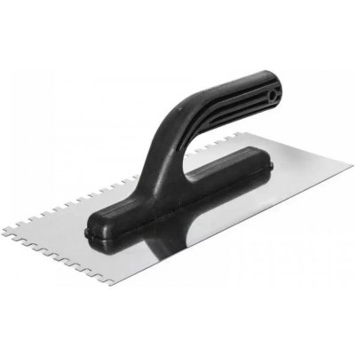 DEDRA-EXIM Zubaté hladítko z nerezové oceli 270x130 mm 10*10 15B054 – Zboží Mobilmania