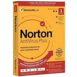 Norton AntiVirus Plus 1 lic. 1 rok 2 GB (21394730)