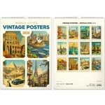nástěnný Vintage plakáty světová města 33 x 46 cm 2026 – Zbozi.Blesk.cz