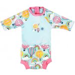 Splash About Plavky Happy Nappy kostýmek 3/4 rukáv Sunsuit Up & Away – Zboží Dáma