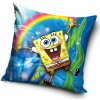 Dekorační polštář Carbotex polštář SPONGE BOB A DUHA modrý 40x40