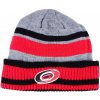 Čepice adidas NHL Heathered grey Beanie Carolina Hurricanes