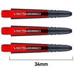 Winmau Vecta Blade 360 - short - red – Zboží Mobilmania