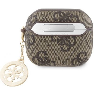 Guess 4G Script PC/PU Charm Pouzdro pro AirPods 3 GUA3P4E4CDW – Zboží Živě