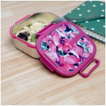 Quokka Nerezový Lunch box Kai 1000ml pink bloom – Zboží Dáma
