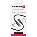 Swissten 71532010 USB-C na USB-C, 1,5m, černý – Zboží Mobilmania