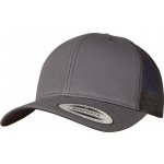 Flexfit 6606/6606T Trucker Vintage šedá tmavá – Zboží Dáma