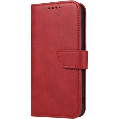 Buckle Solid Wallet Samsung Galaxy A52/A52 5G/A52s/A52s 5G tmavě červené – Zboží Mobilmania