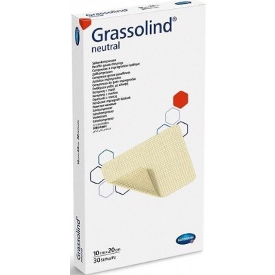 Grassolind Tyl mastný sterilní 10 x 20 cm neut. sterilně baleno 30 ks