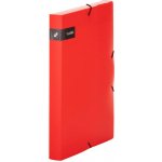 Karton P+P Box na spisy A4 s gumou Classic - červená 371290 – Zboží Živě