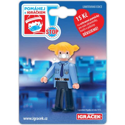 EFKO IGRÁČEK s rouškou figurka Policistka Pomáhej s Igráčkem limitovaná edice ef25084 – Zboží Dáma