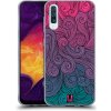 Pouzdro a kryt na mobilní telefon Samsung Pouzdro Head Case Samsung Galaxy A50 / A30s Swirls Hot Pink