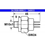 ATE Spinac brzdoveho svetla 24.3526-0800.3 – Hledejceny.cz