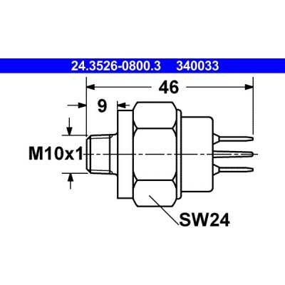 ATE Spinac brzdoveho svetla 24.3526-0800.3 – Zboží Mobilmania