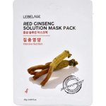 LEBELAGE - RED GINSENG SOLUTION MASK PACK - Intenzivně vyživující plátýnková maska s ženšenem 25 g – Zboží Mobilmania