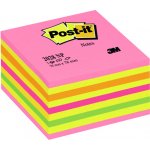 Post-it kostka samolepících poznámek 2028NP 76 mm x 45 mm neonově růžová, neonově zelená, růžová, žlutá 450 listů – Hledejceny.cz
