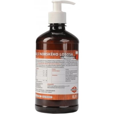 ZEUS Lososový olej 100% pes 500 ml – Hledejceny.cz