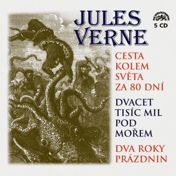 Cesta kolem světa za 80 dní 5CD - Jules Verne