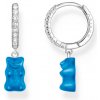 Náušnice Thomas Sabo x Haribo kusová náušnice Blue goldbear CR726-052-1