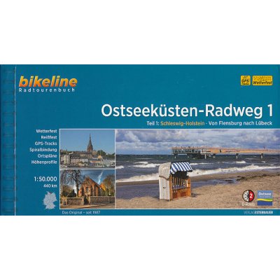 bikeline Ostseeküsten-Radweg. Tl.1