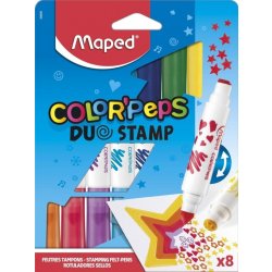 Maped 6808 Dětské fixy Color´Peps Duo Stamp 8 ks