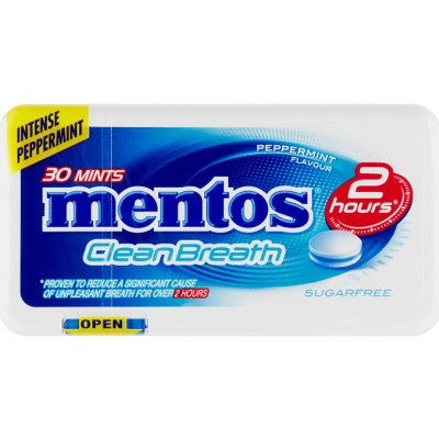 Mentos CleanBreath Peppermint 21 g – Sleviste.cz