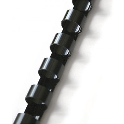 Eurosupplies vázací hřbety plastové A4 6mm černé 200 ks – Hledejceny.cz