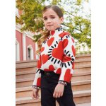 Abel & Lula svetr se srdíčky korálový – Zboží Dáma