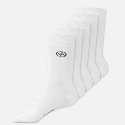 Vasky 5 x Vasky vysoké ponožky sada 5 párů bílé
