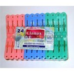 Clanax plastové kolíčky na prádlo 24 ks – Zboží Dáma
