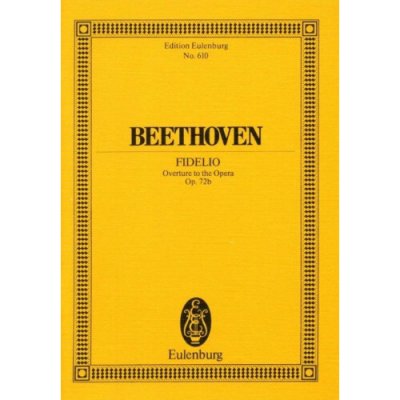 Beethoven overture from fidelio op 76b noty, partitura – Hledejceny.cz