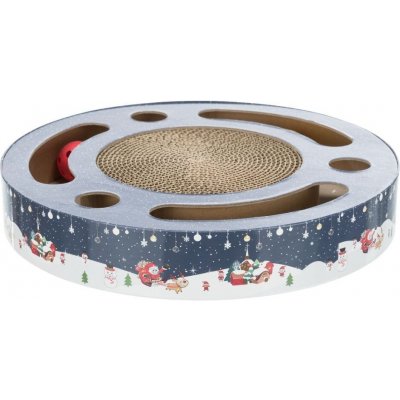 TRIXIE Xmas drum vánoční škrabací buben s hračkou 33 x 5,5 cm