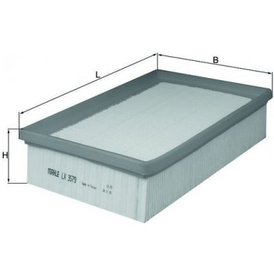 Vzduchový filtr MAHLE LX 3579 – Hledejceny.cz