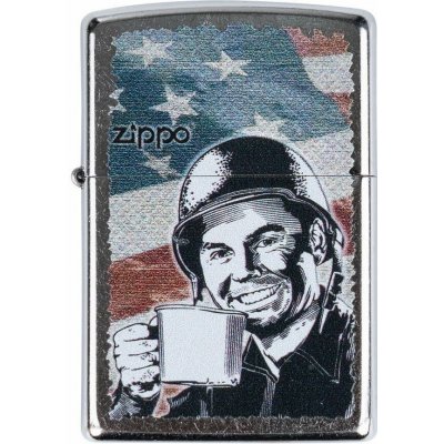 Zippo G.I JOE COFFEE benzínový 421367 – Hledejceny.cz