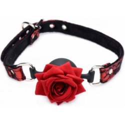 Eye Catching Ball Gag With Rose Master Series