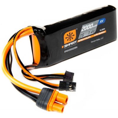 Spektrum Smart LiPo 2000mAh 2S 7.4V Rx IC3 – Zboží Mobilmania