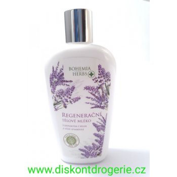 Bohemia Herbs Lavender regenerační tělové mléko 250 ml